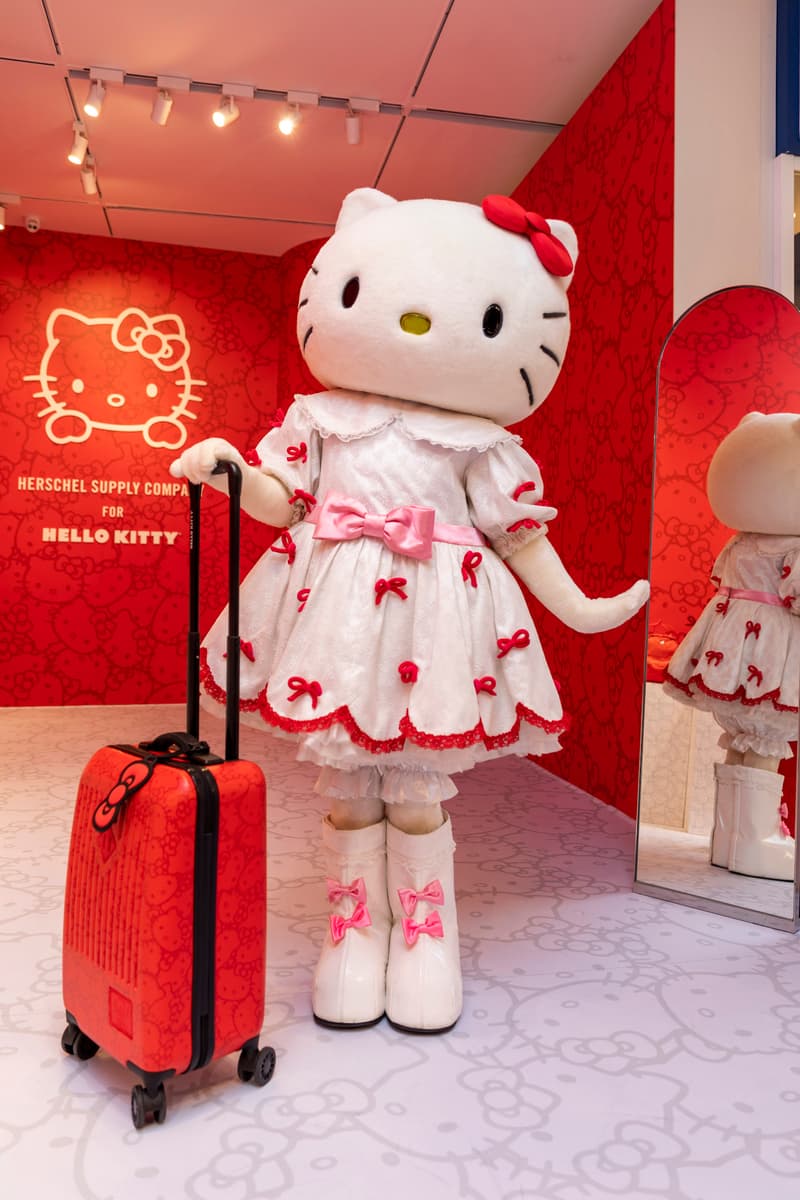 走進 Herschel Supply x Hello Kitty 45 週年別注系列 Pop-Up 期限店