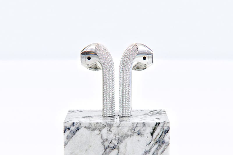 設計師 Ian DeLucca 打造要價 $20,000 美元「鑽石」定製 AirPods
