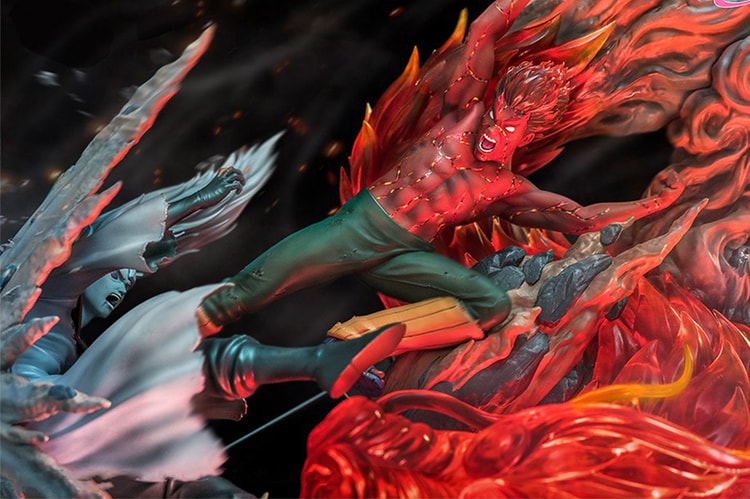 Infinity Studio 打造 Naruto「凱 Vs. 宇智波斑」經典打鬥雕像