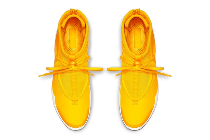 Jerry Lorenzo 曝光全新 Nike Air Fear of God 1「Yellow」鞋款