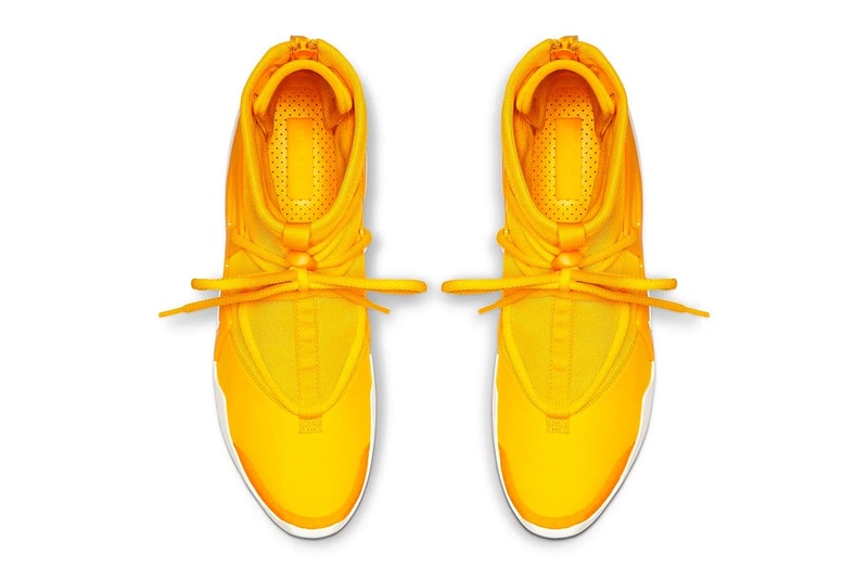 Jerry Lorenzo 曝光全新 Nike Air Fear of God 1「Yellow」鞋款