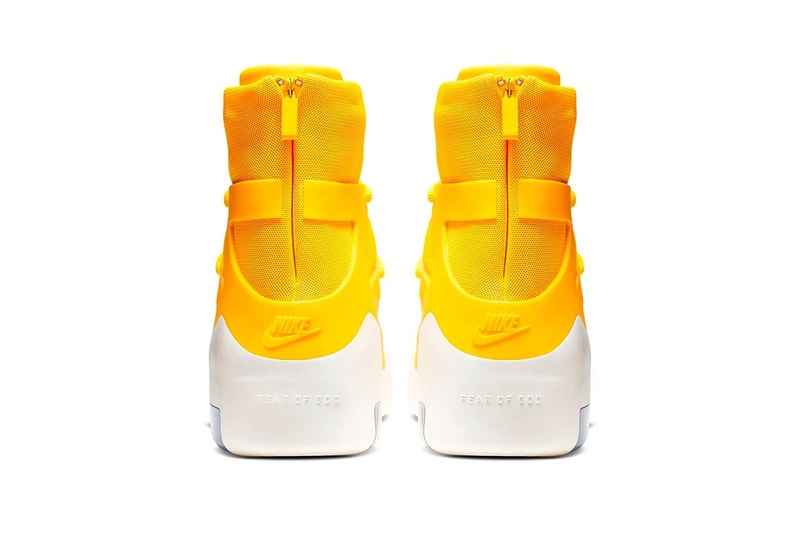 Jerry Lorenzo 曝光全新 Nike Air Fear of God 1「Yellow」鞋款