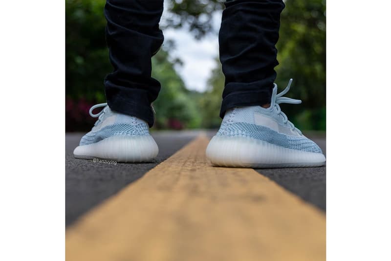 搶先預覽 YEEZY BOOST 350 V2 最新配色「Cloud White」上腳圖輯