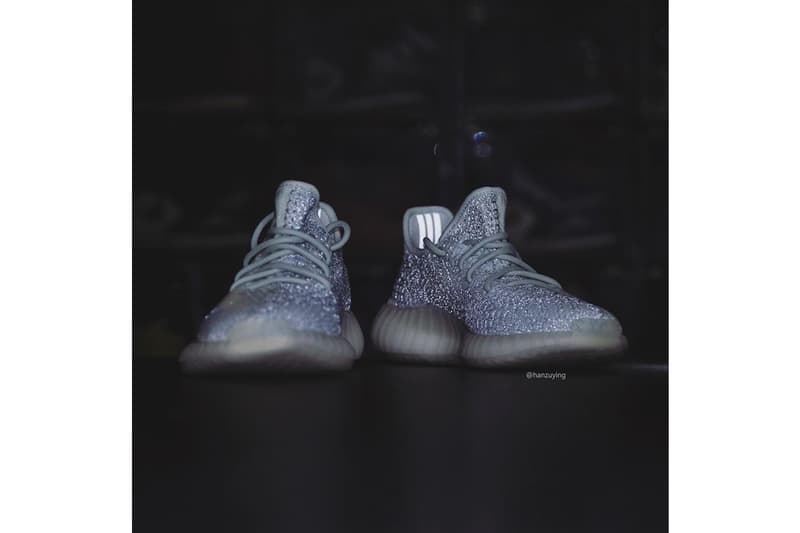YEEZY BOOST 350 V2 最新配色「Cloud White」反光版本曝光