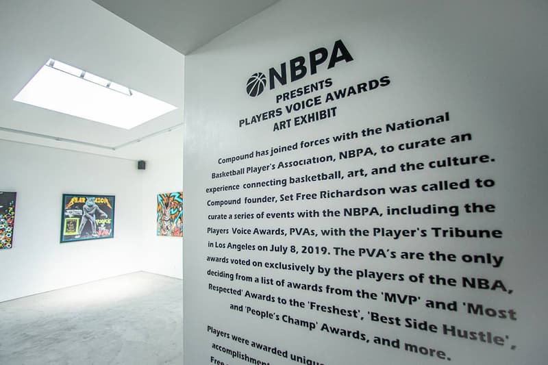 NBA 球員獎項 Voice Awards 藝展將於 Compound Gallery 展出