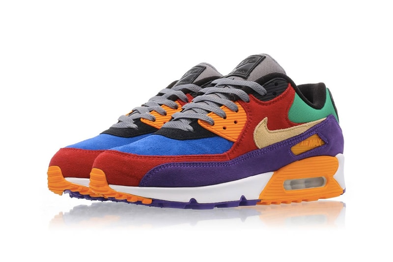 Nike Air Max 90「Viotech」混合配色鞋款圖片近賞