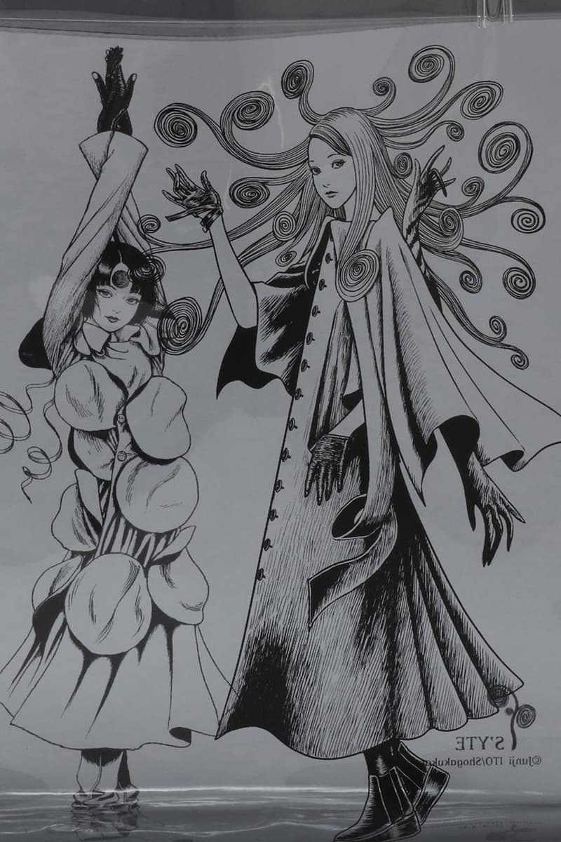 S'yte Yohji Yamamoto 攜手伊藤潤二打造全新聯乘系列