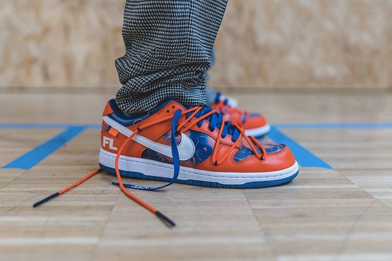 Off-White™ x Futura x Nike SB Dunk Low 最新聯乘配色實鞋曝光