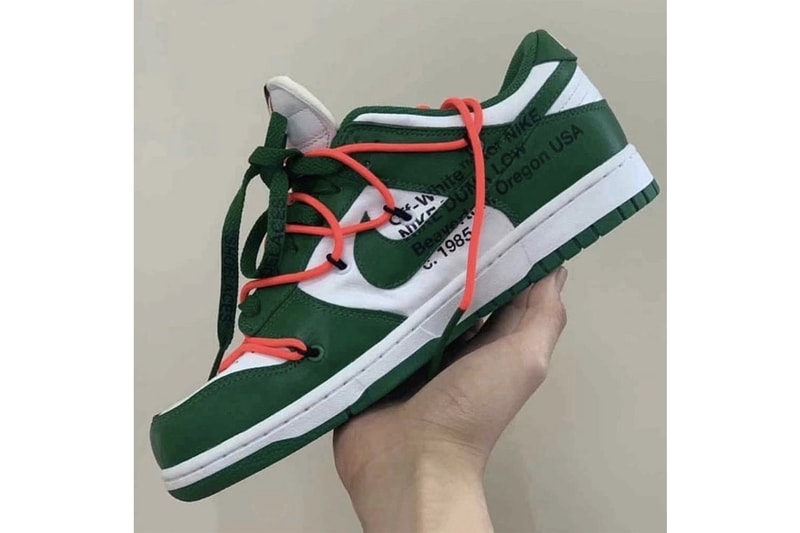 Off-White™ x Futura x Nike SB Dunk Low 最新聯乘配色實鞋曝光