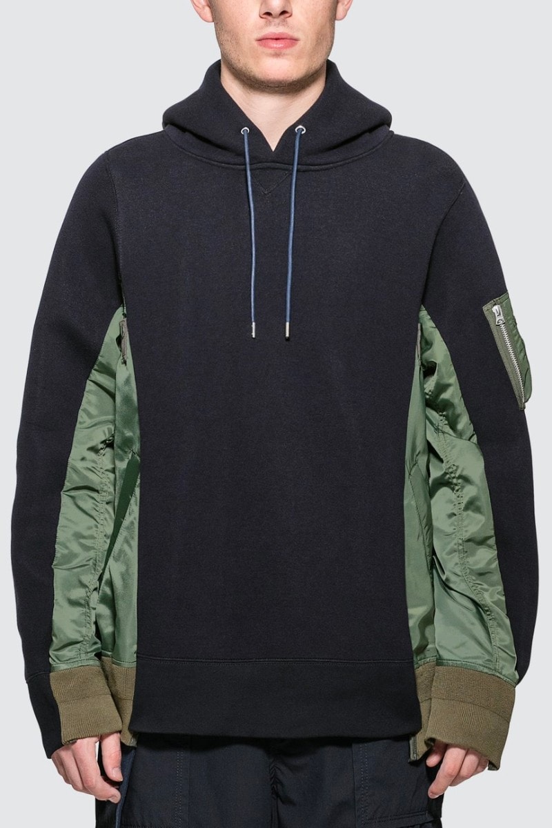 sacai 推出全新 MA-1 風格樣式運動衫系列