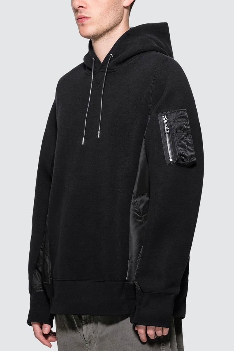 sacai 推出全新 MA-1 風格樣式運動衫系列