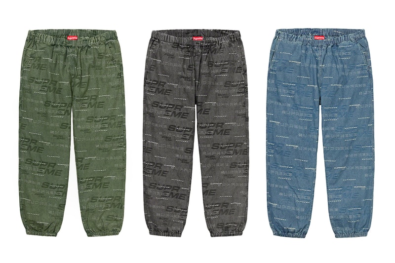 Supreme 正式發佈 2019 秋冬褲款系列