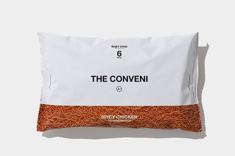 THE CONVENI 推出別注 fragment design x BABY STAR 聯乘點心麵