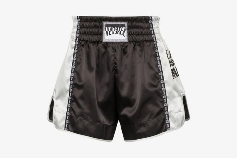 奢華運動風！Versace 推出全新緞面泰拳短褲
