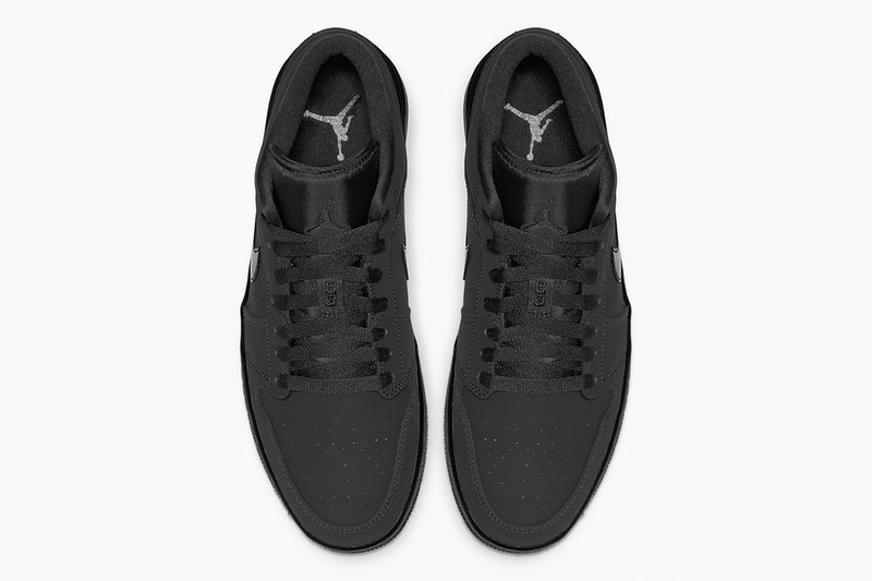 Air Jordan 1 Low 推出全新黑魂「Triple Black」配色
