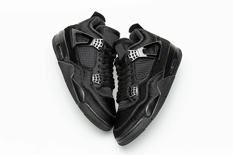 率先預覽 Air Jordan 4 全新牛毛皮面料「Black Cat」鞋款