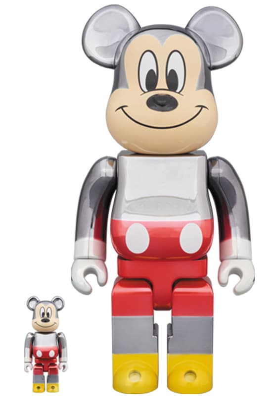 fragmentdesign、UNDEFEATED 推出 Mickey Mouse 九十周年別注 BE@RBRICK 玩偶