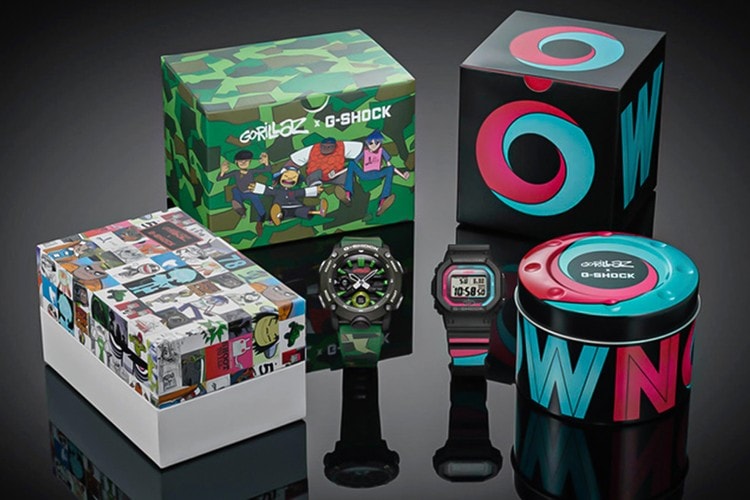 Gorillaz x G-SHOCK 全新聯乘系列腕錶發佈