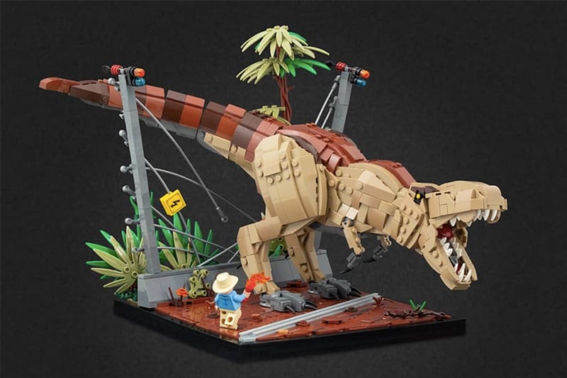 Jonas Kramm 以 LEGO 打造 18 個《Jurassic Park》經典場景