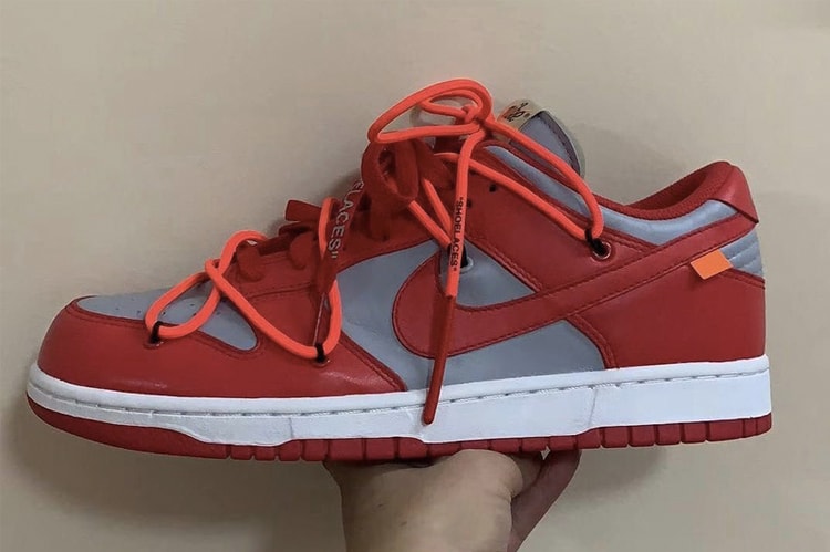 Off-White™ x Nike SB Dunk Low 最新配色「University Red」曝光