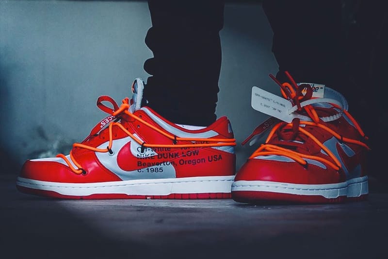 率先近賞 Off-White™ x Nike SB Dunk Low「University Red」上腳圖輯