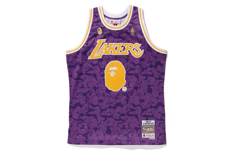 A BATHING APE® x Mitchell & Ness 全新聯乘 NBA 球衣系列發佈