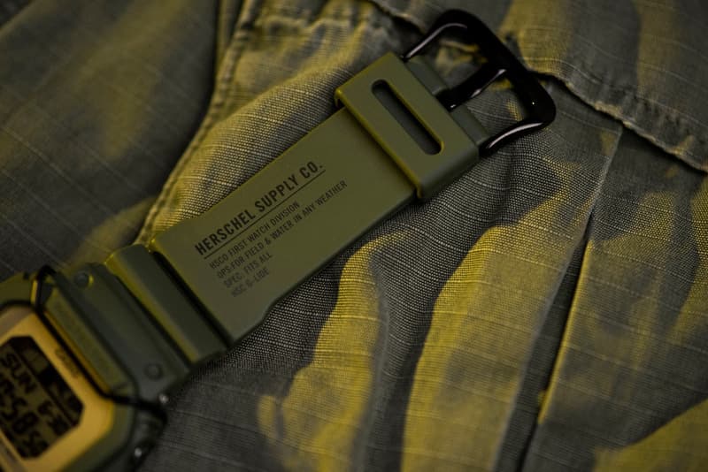 Herschel Supply Co. 與 G-Shock 攜手打造軍事風別注 GLX5600 手錶