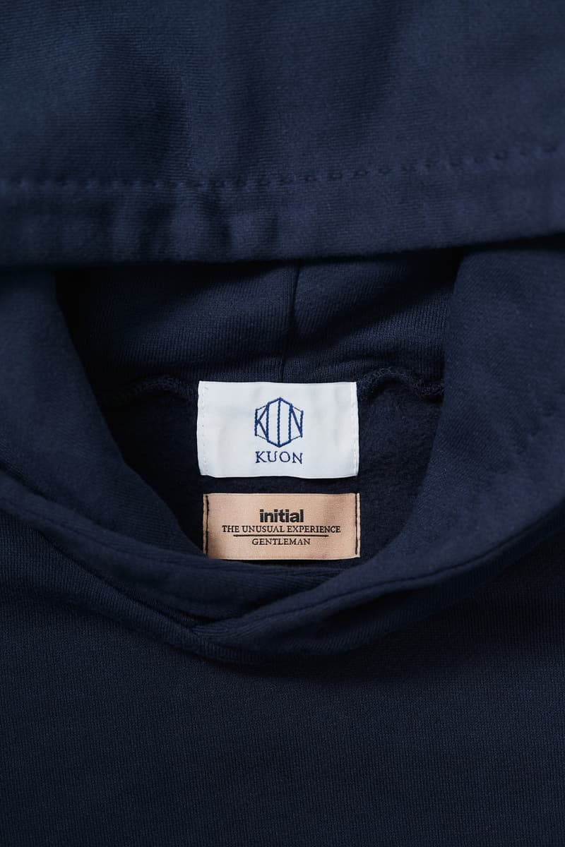 KUON x initial Gentleman 攜手別注古式拼布衛衣