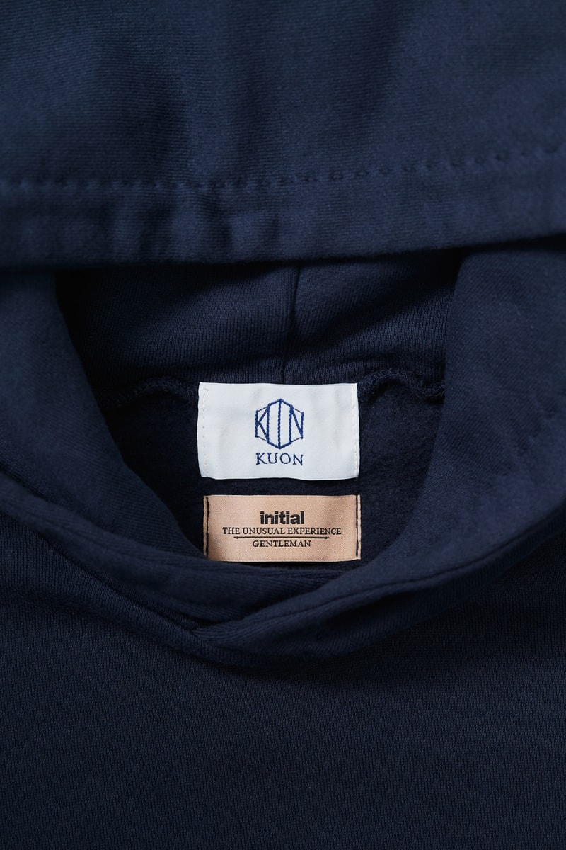 KUON x initial Gentleman 攜手別注古式拼布衛衣
