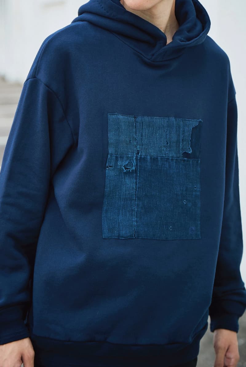 KUON x initial Gentleman 攜手別注古式拼布衛衣