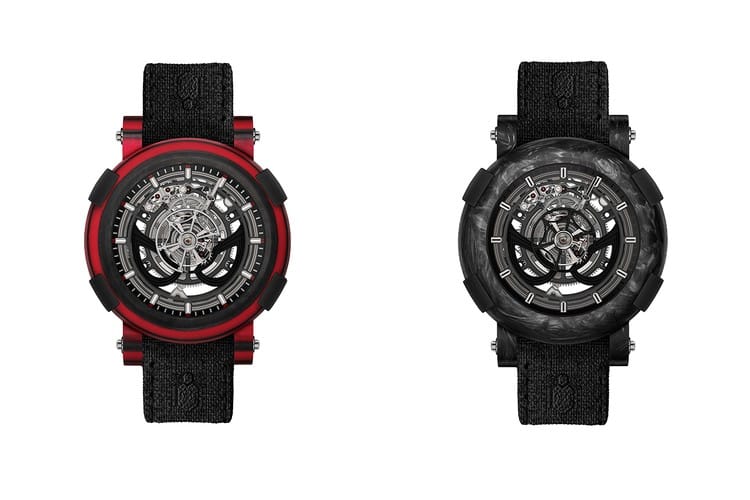 瑞士錶廠 RJ x Marvel 聯乘 Spider-Man 主題 ARRAW Tourbillion 腕錶發佈