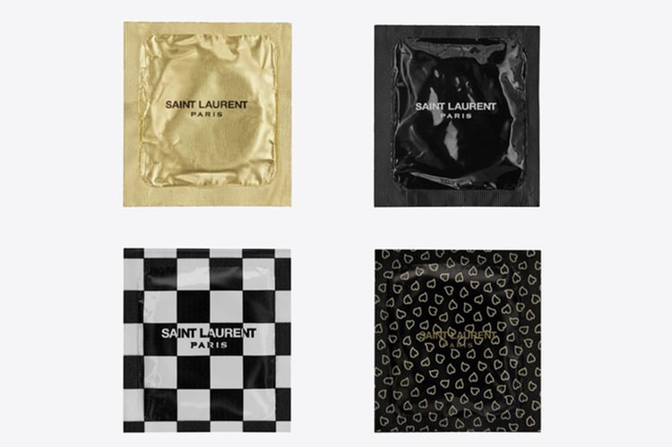 Saint Laurent 推出要價 €2 歐元之別注避孕套系列