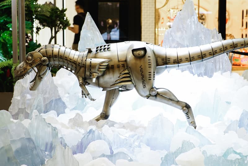 一窺空山基於《SORAYAMA Space Park by AMKK》展出之「生化暴龍」系列