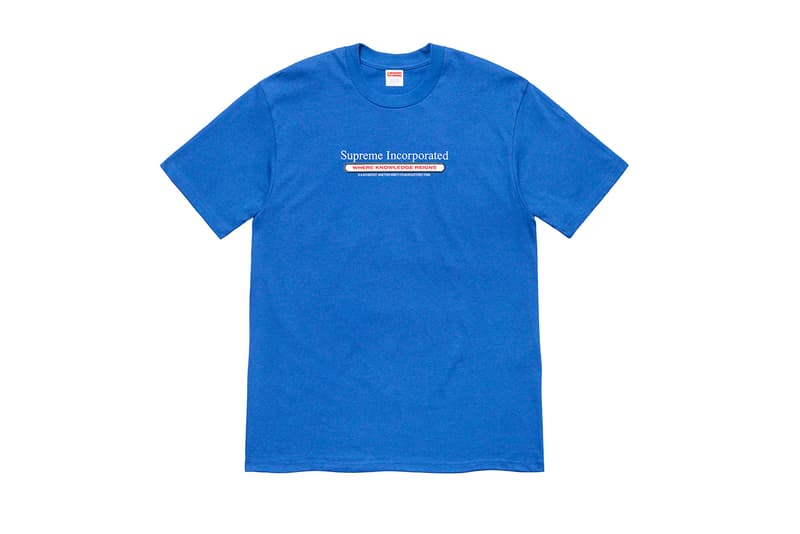 Supreme 2019 秋冬 T-Shirt 系列追加發佈
