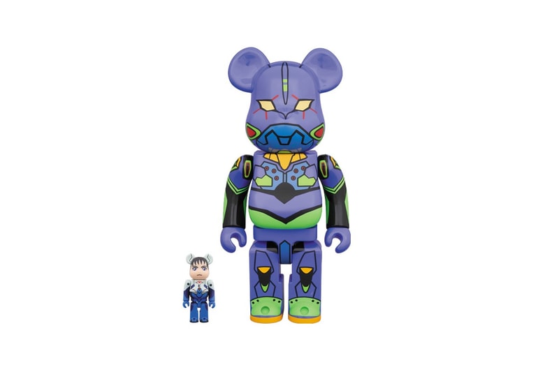 《新世紀福音戰士》x Medicom Toy 聯乘 BE@RBRICK 玩偶模型