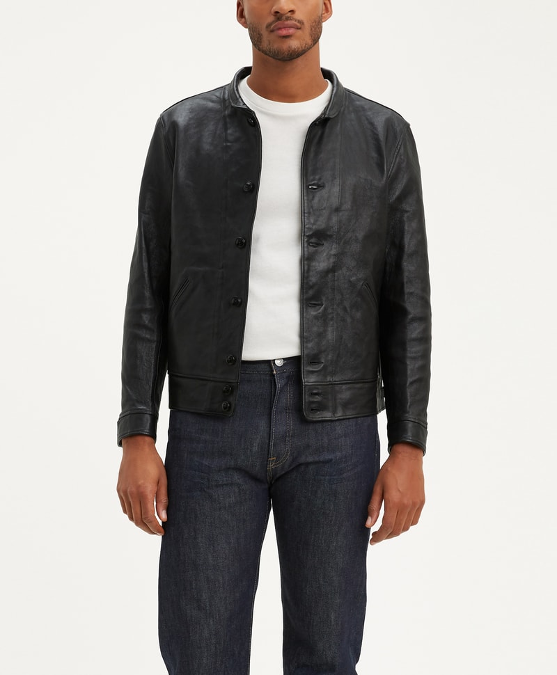 Levi’s® Menlo Cossack 皮夹克黑色复刻版将限量发售
