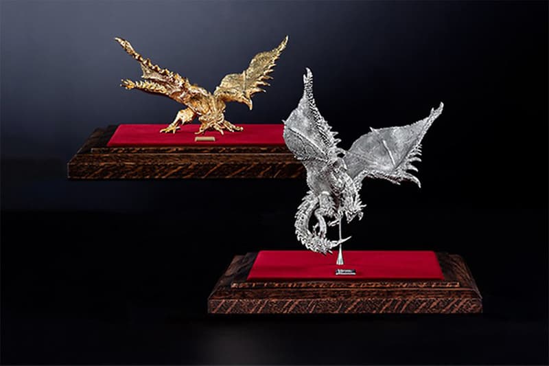 《Moster Hunter》推出要價 $81,500 美元奢華 24K 金和白金火龍模型