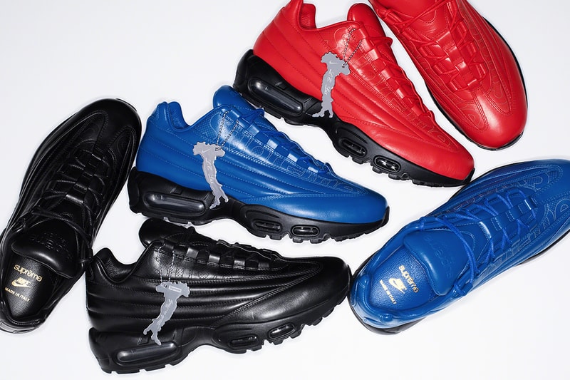 Supreme x Nike 全新聯名 Air Max 95 Lux 系列正式發佈