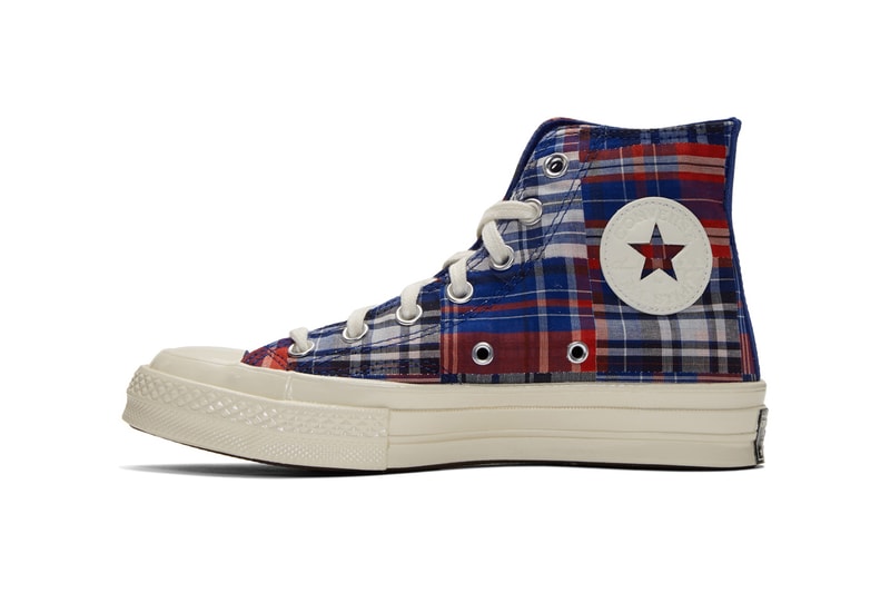 Converse 推出復古格紋及拼接 Chuck 70 鞋款
