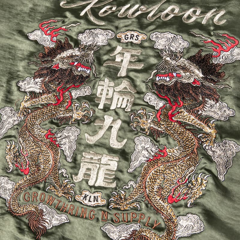 GrowthRing & Supply x Lee 聯乘橫須賀刺繡外套正式發佈