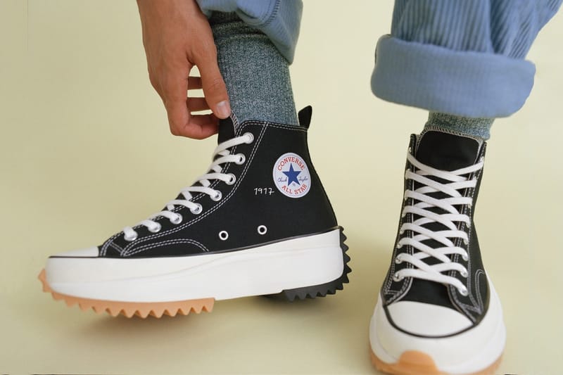 Converse x JW Anderson Run Star Hike 全黑配色鞋款重新上架