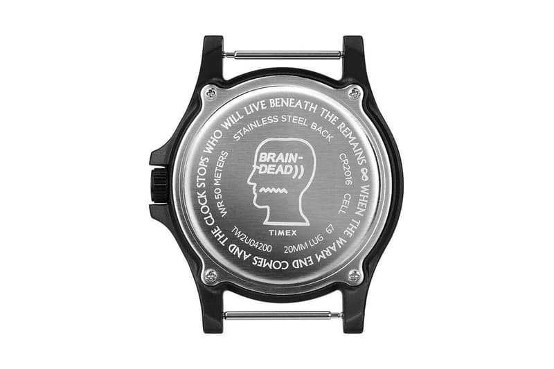 Brain Dead 攜手 Timex 打造別注聯名手錶