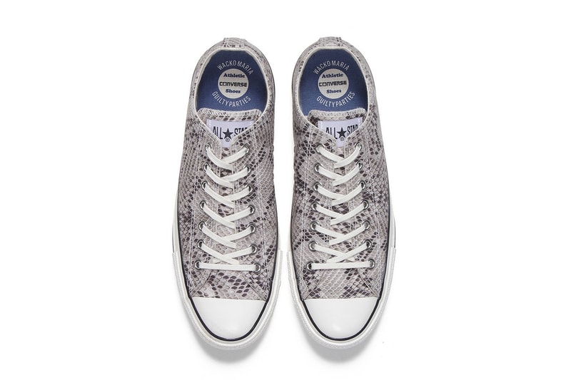 極速再合作－Wacko Maria x Converse 攜手打造別注蟒紋鞋款