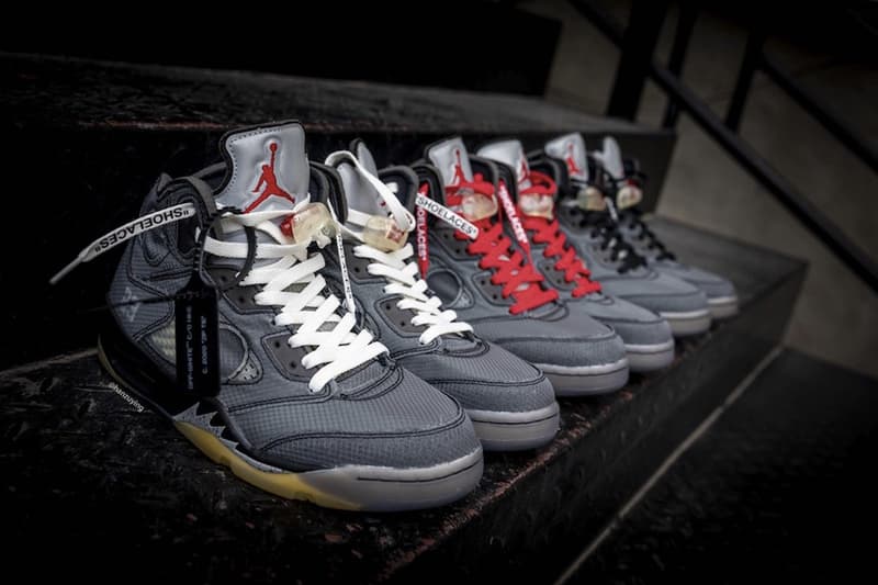 Off-White™ x Air Jordan 5 全新聯名圖輯釋出