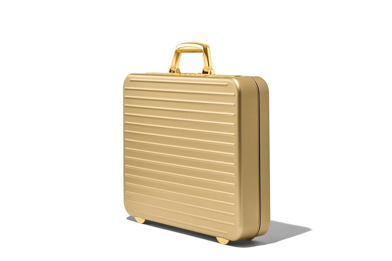 RIMOWA 推出全新 Attaché Gold 限量手提公事包