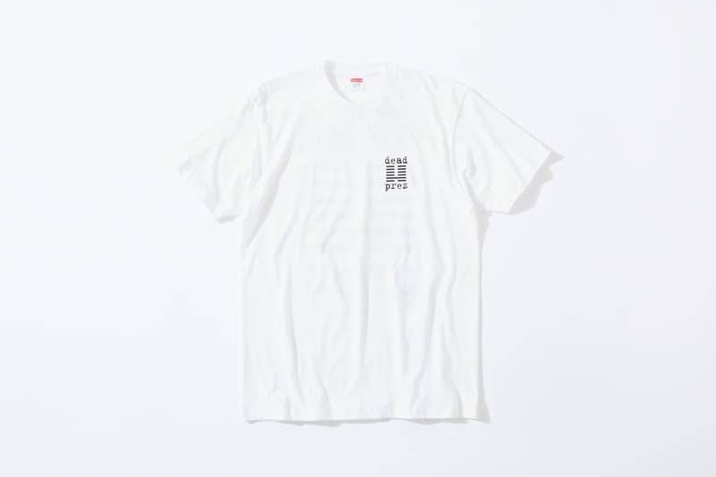 Supreme 与嘻哈組合 Dead Prez 推出聯名系列