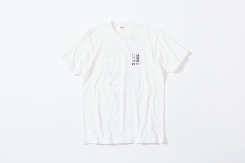 Supreme 与嘻哈組合 Dead Prez 推出聯名系列