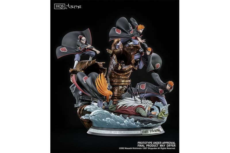 Tsume-Art 推出 Natuto「自來也 Vs. 培因六道」臨死場景雕像