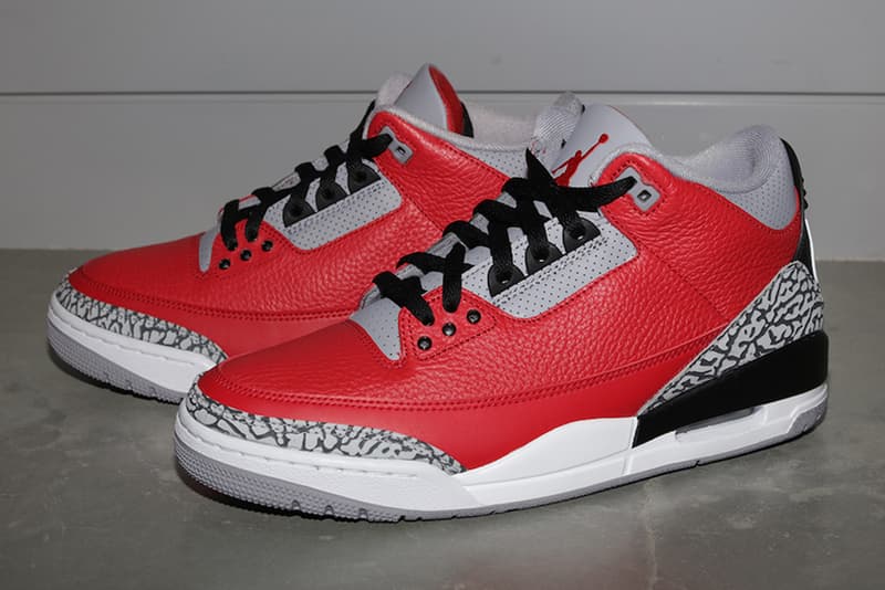 率先預覽 Air Jordan 3 Retro「Red Cement」配色鞋款