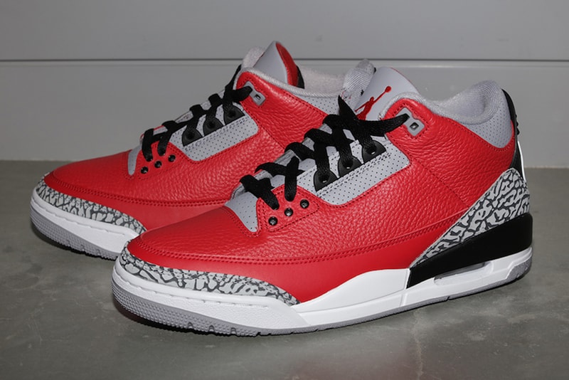 率先預覽 Air Jordan 3 Retro「Red Cement」配色鞋款